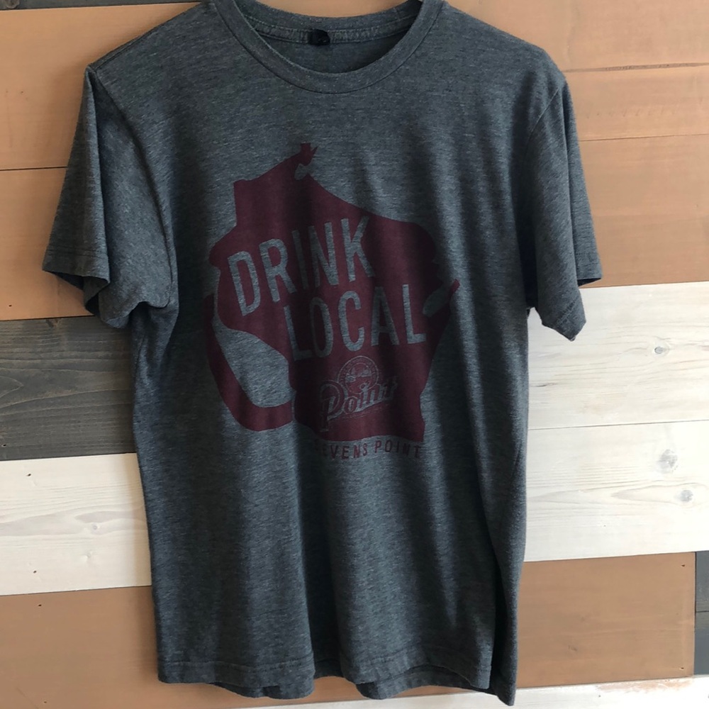 WI Drink Local T shirt, Men’s